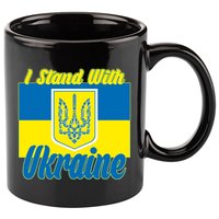 I Stand With Ukraine Coat Of Arms Flag Support Ukraine 11oz C Handle Ceramic Mug