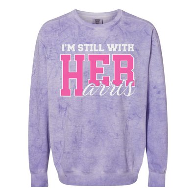 IM Still With Her Kamala Harris Imstillwithher Colorblast Crewneck Sweatshirt