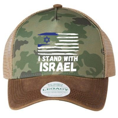 I Stand With Israel Jewish Hanukkah Legacy Tie Dye Trucker Hat