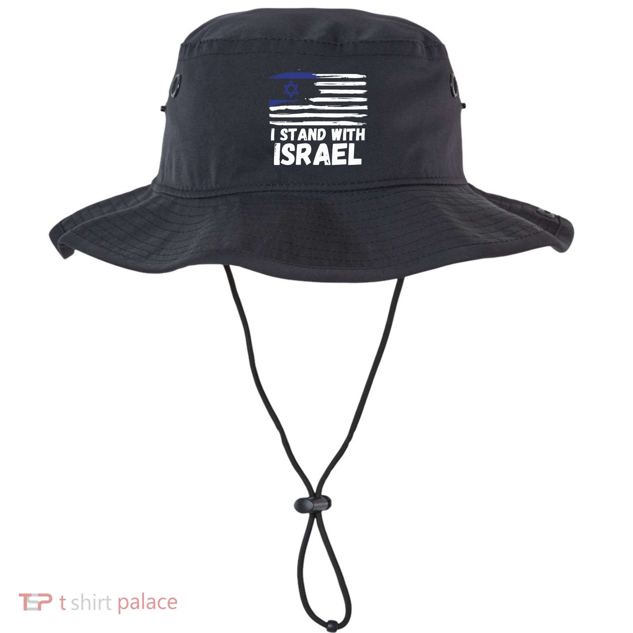 I Stand With Israel Jewish Hanukkah Bucket Hat