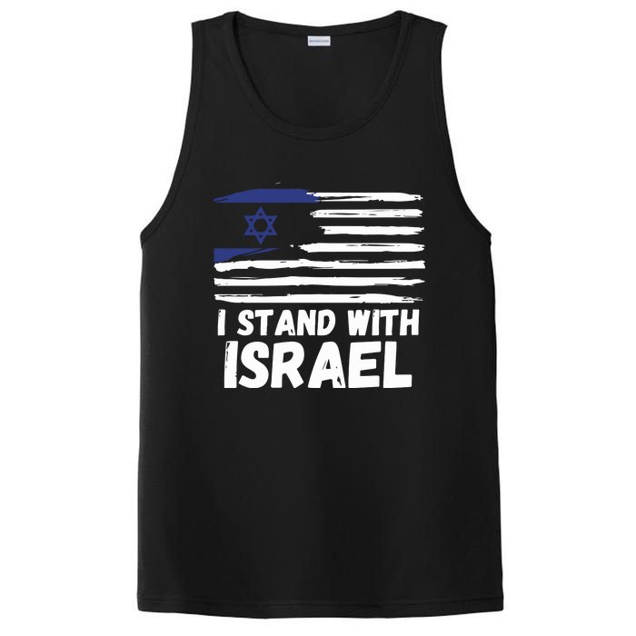 I Stand With Israel Jewish Hanukkah PosiCharge Competitor Tank