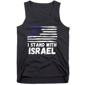 I Stand With Israel Jewish Hanukkah Tank Top