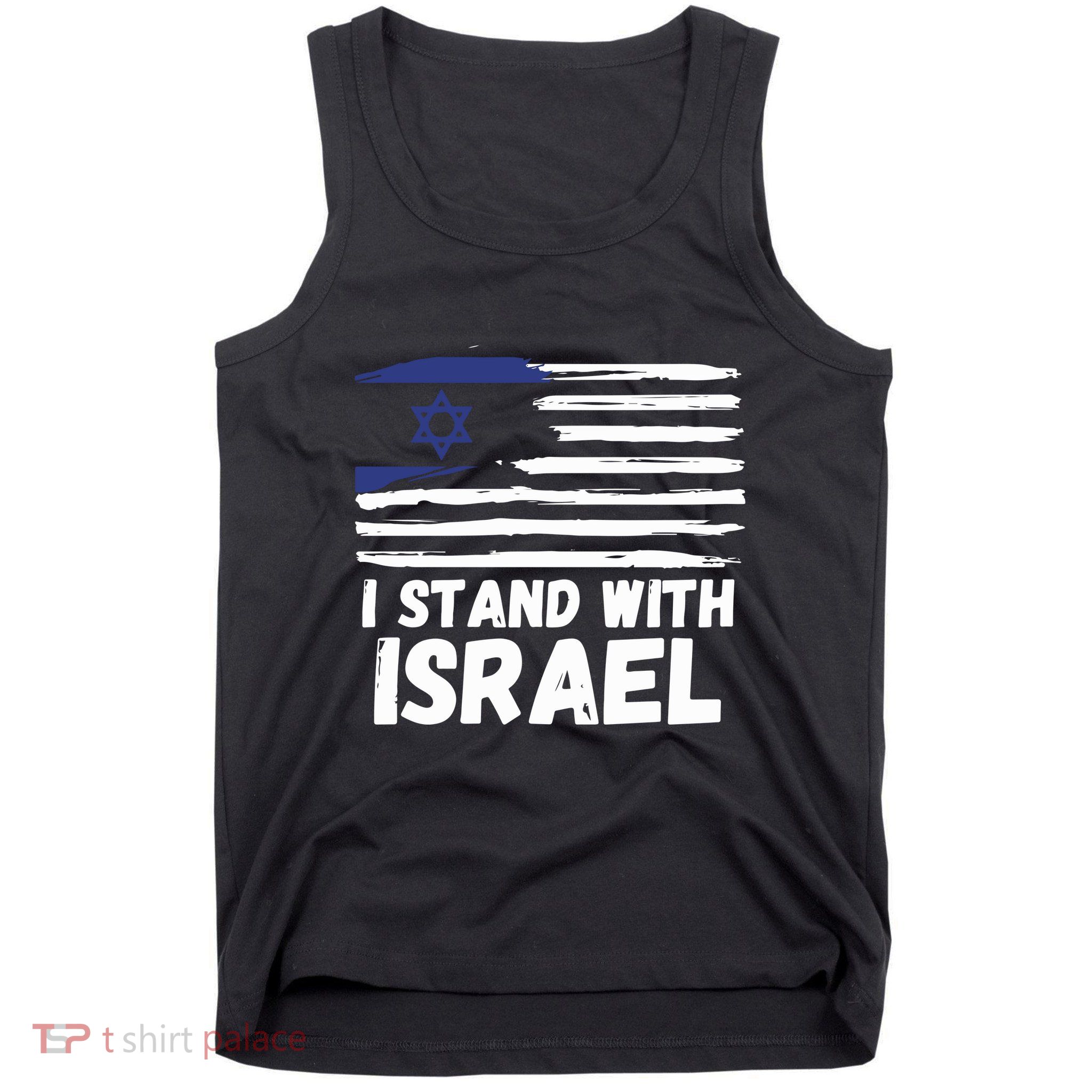 I Stand With Israel Jewish Hanukkah Tank Top