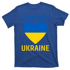 I Stand With Ukraine Ukrainian Flag Gift T-Shirt