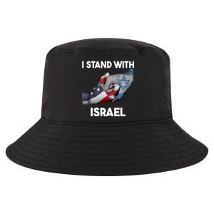 I Stand With Israel I Stand With Israel America Flag Design Cool Comfort Performance Bucket Hat