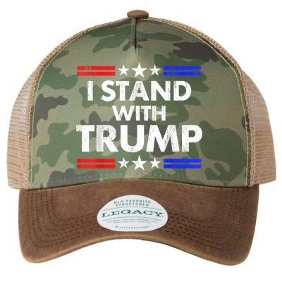 I Stand With Trump Legacy Tie Dye Trucker Hat