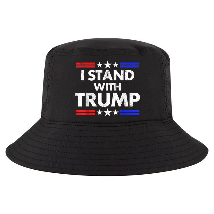I Stand With Trump Cool Comfort Performance Bucket Hat