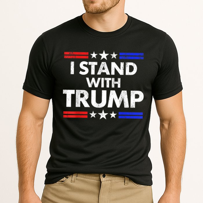 I Stand With Trump Cooling Performance Crew T-Shirt