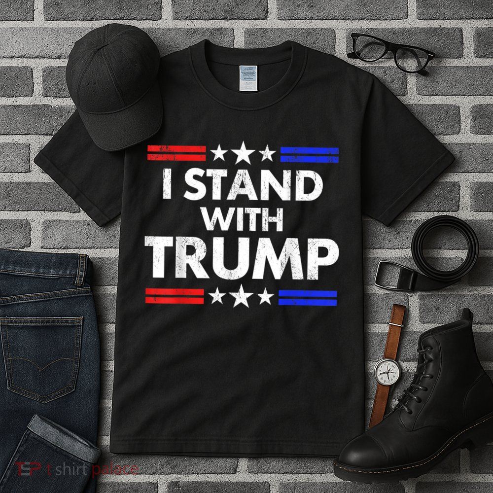 I Stand With Trump Tall T-Shirt