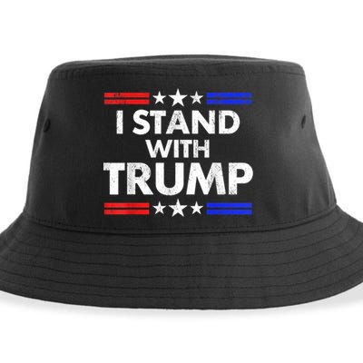 I Stand With Trump Sustainable Bucket Hat