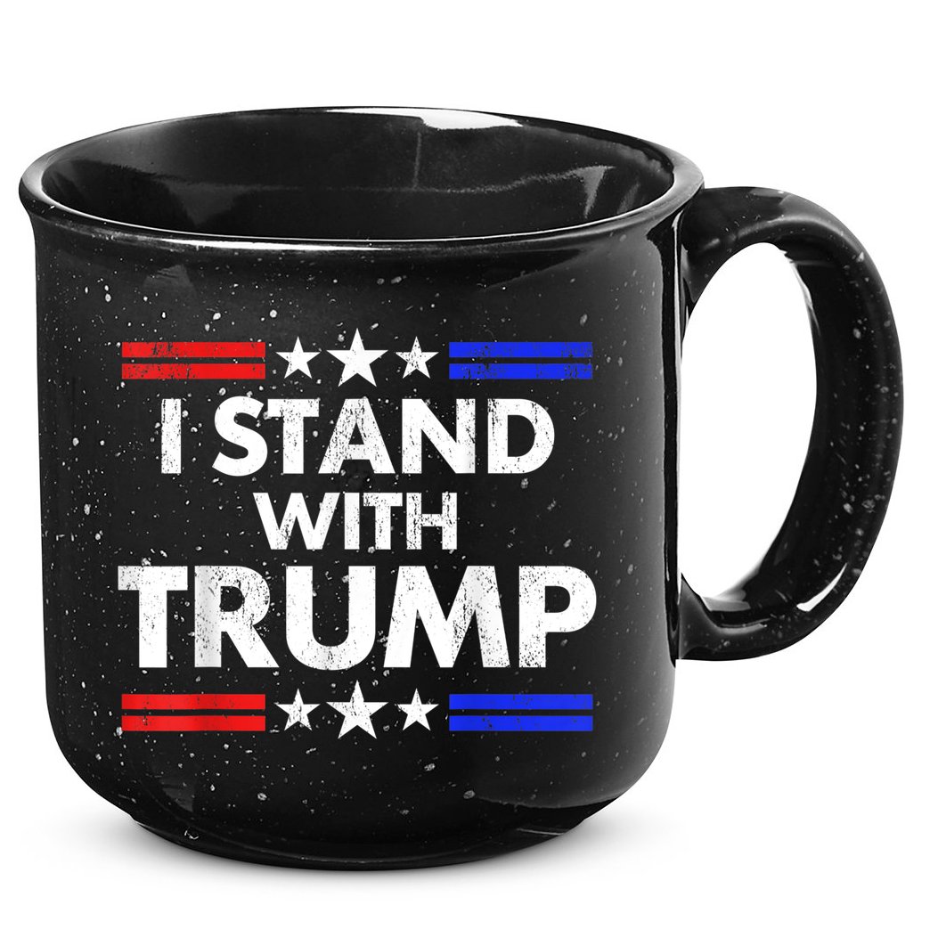 I Stand With Trump 15oz Campfire Ceramic Mug