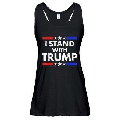 I Stand With Trump Ladies Essential Flowy Tank