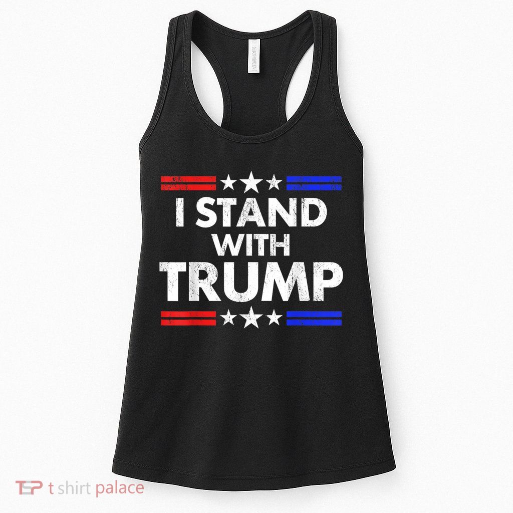 I Stand With Trump Womens Tank Top