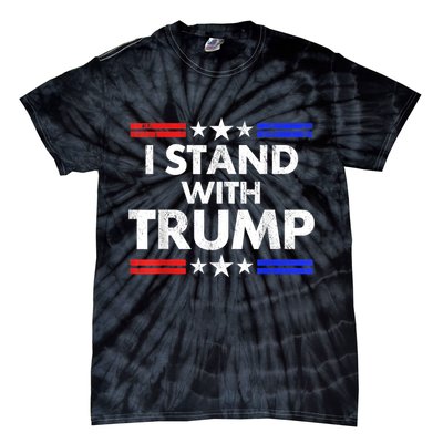 I Stand With Trump Tie-Dye T-Shirt