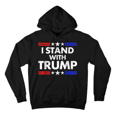 I Stand With Trump Tall Hoodie