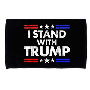 I Stand With Trump Microfiber Hand Towel