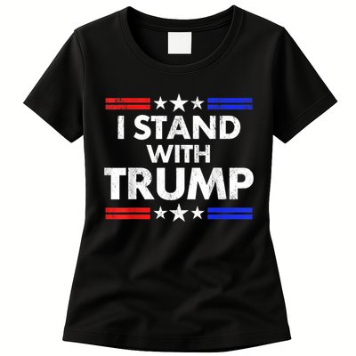 I Stand With Trump Womens T-Shirt