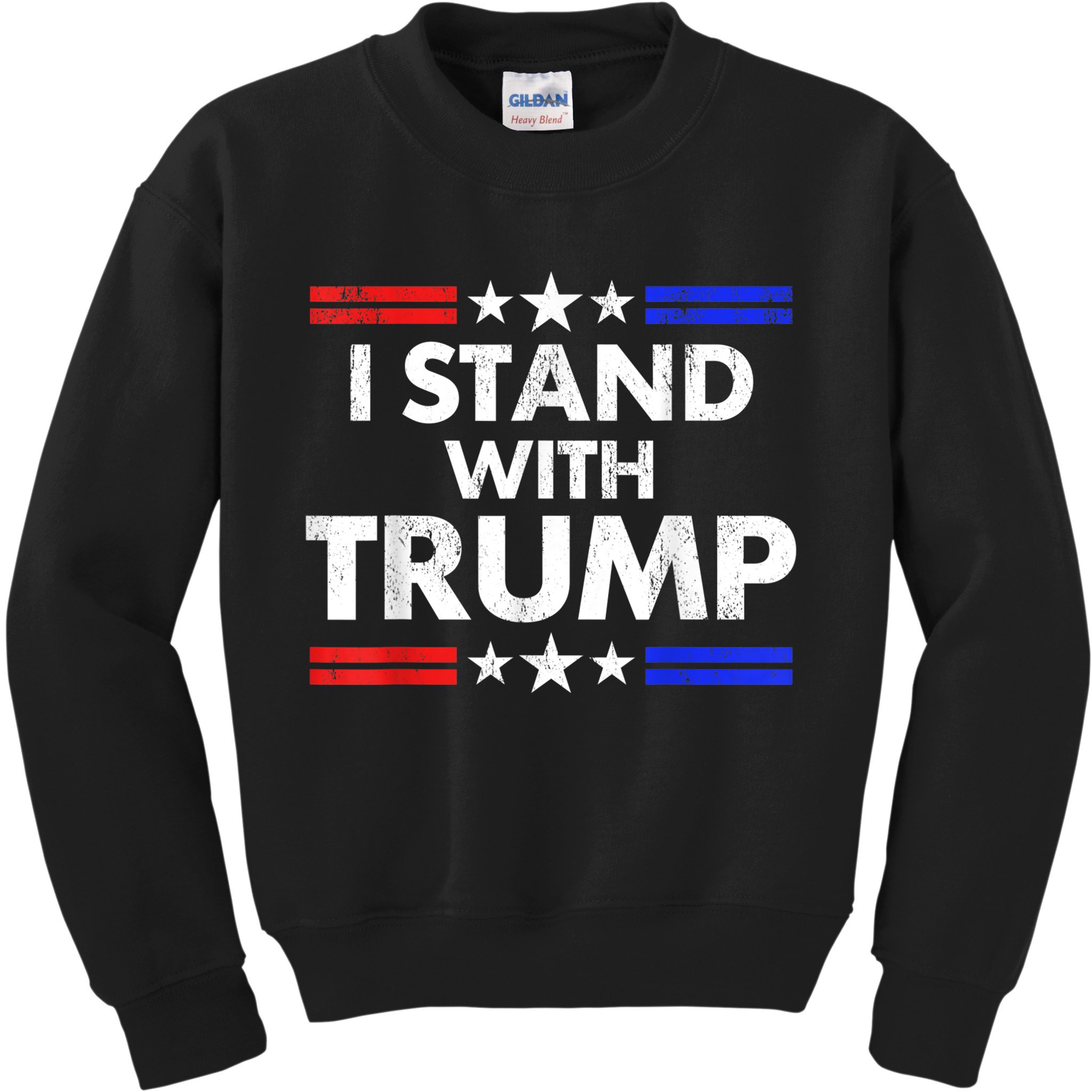 I Stand With Trump Kids Sweatshirt