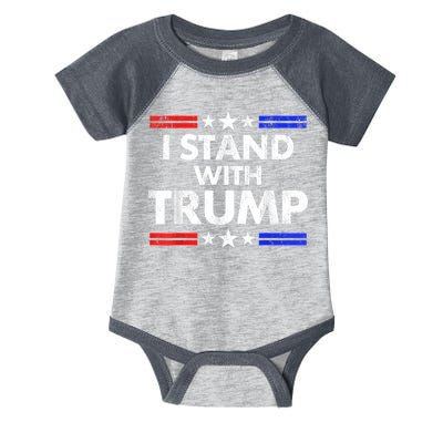I Stand With Trump Infant Baby Jersey Bodysuit