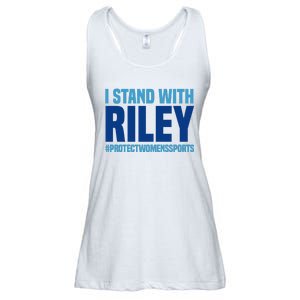 I Stand With Riley Gaines Protect Womens Sports Ladies Essential Flowy Tank