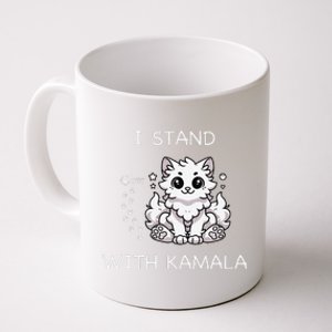 I Stand With Kamala Harris Cat Ladies Madam President Coffee Mug