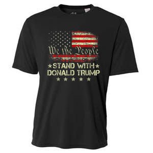 I Stand With Donald Trump 2024 Support Take America Back Cooling Performance Crew T-Shirt