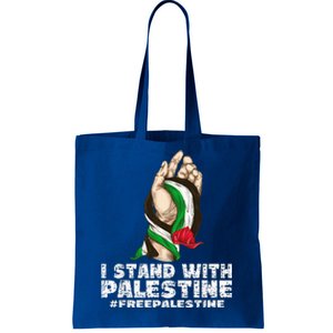 I Stand With Palestine For Their Freedom Free Palestine Tote Bag