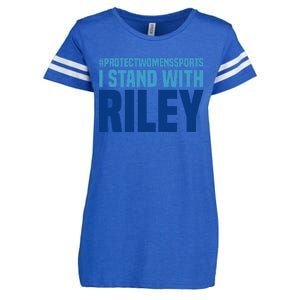 I Stand With Riley Gaines Protect Womens Sports Enza Ladies Jersey Football T-Shirt