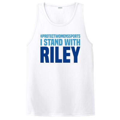 I Stand With Riley Gaines Protect Womens Sports PosiCharge Competitor Tank