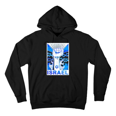 I Stand With Israel Israeli Flag Israel Star Of David Israel Strong Hoodie