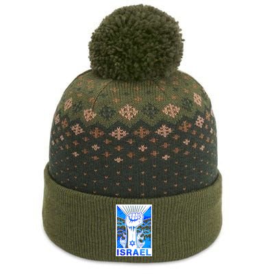 I Stand With Israel Israeli Flag Israel Star Of David Israel Strong The Baniff Cuffed Pom Beanie