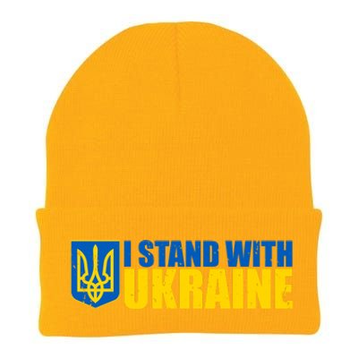 I Stand With Ukraine War Knit Cap Winter Beanie