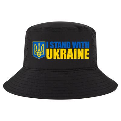 I Stand With Ukraine War Cool Comfort Performance Bucket Hat