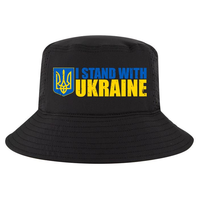 I Stand With Ukraine War Cool Comfort Performance Bucket Hat