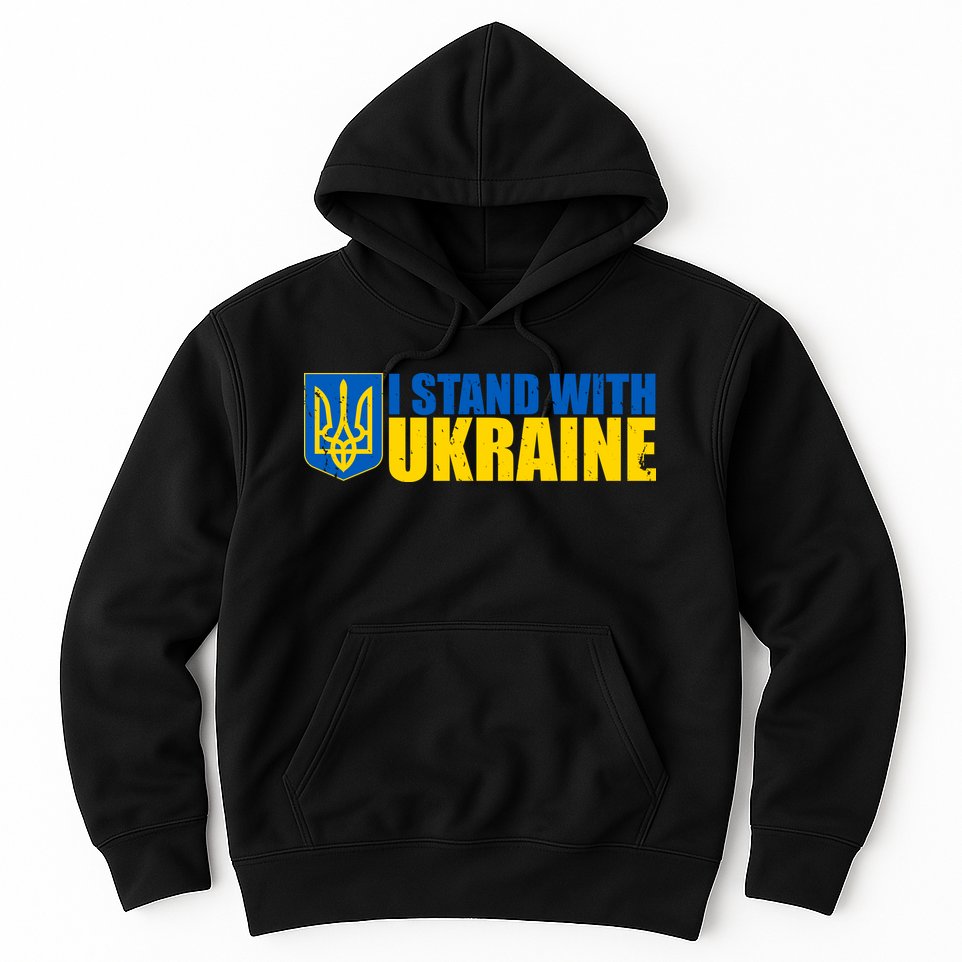 I Stand With Ukraine War Hoodie