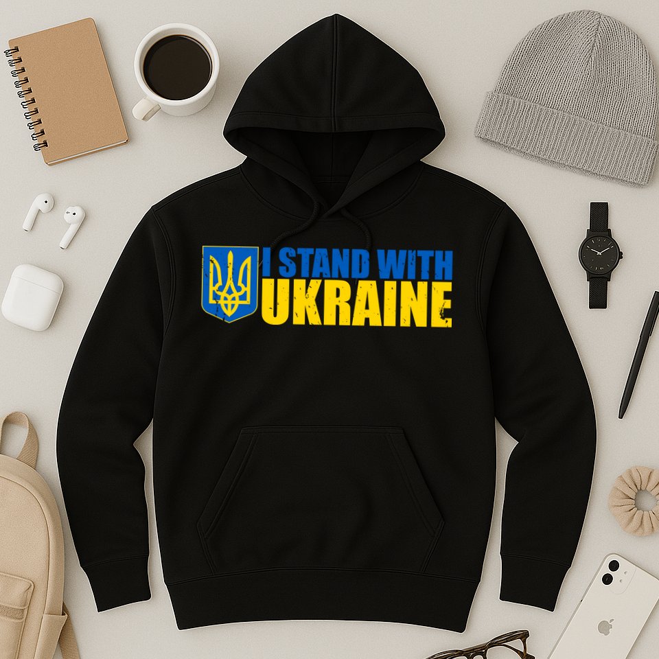 I Stand With Ukraine War Hoodie