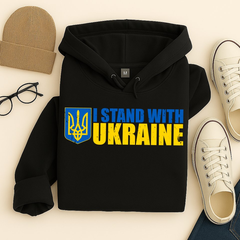 I Stand With Ukraine War Hoodie