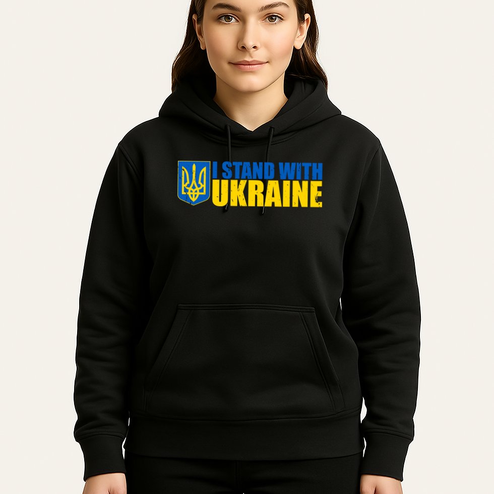 I Stand With Ukraine War Hoodie