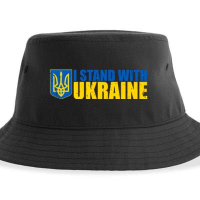 I Stand With Ukraine War Sustainable Bucket Hat