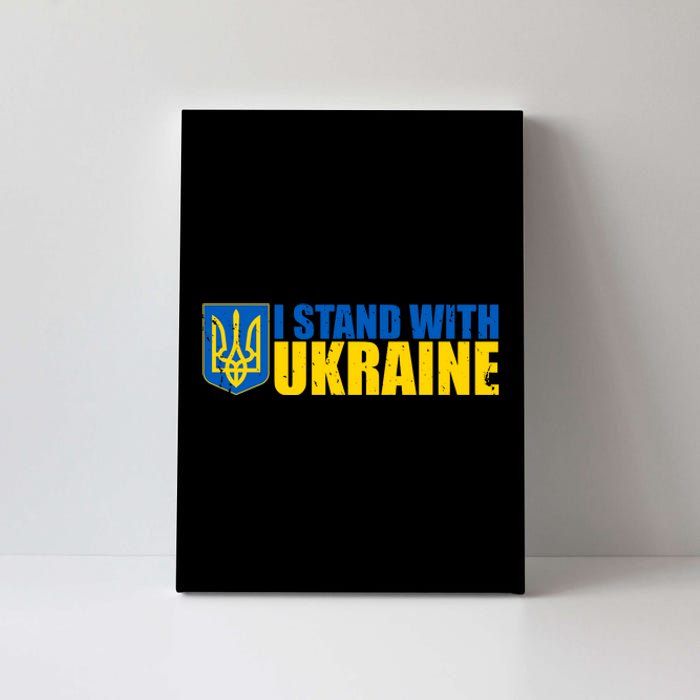 I Stand With Ukraine War Canvas