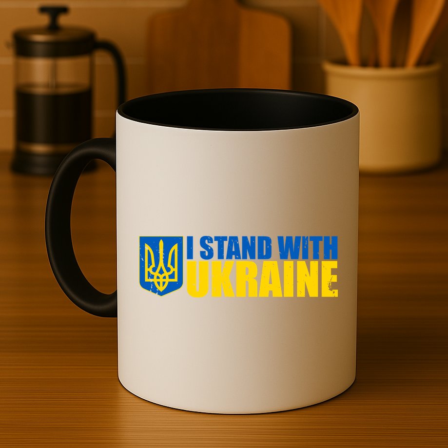 I Stand With Ukraine War Mug