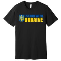 I Stand With Ukraine War Premium T-Shirt