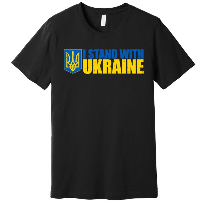 I Stand With Ukraine War Premium T-Shirt