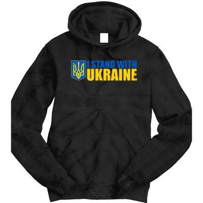 I Stand With Ukraine War Tie Dye Hoodie