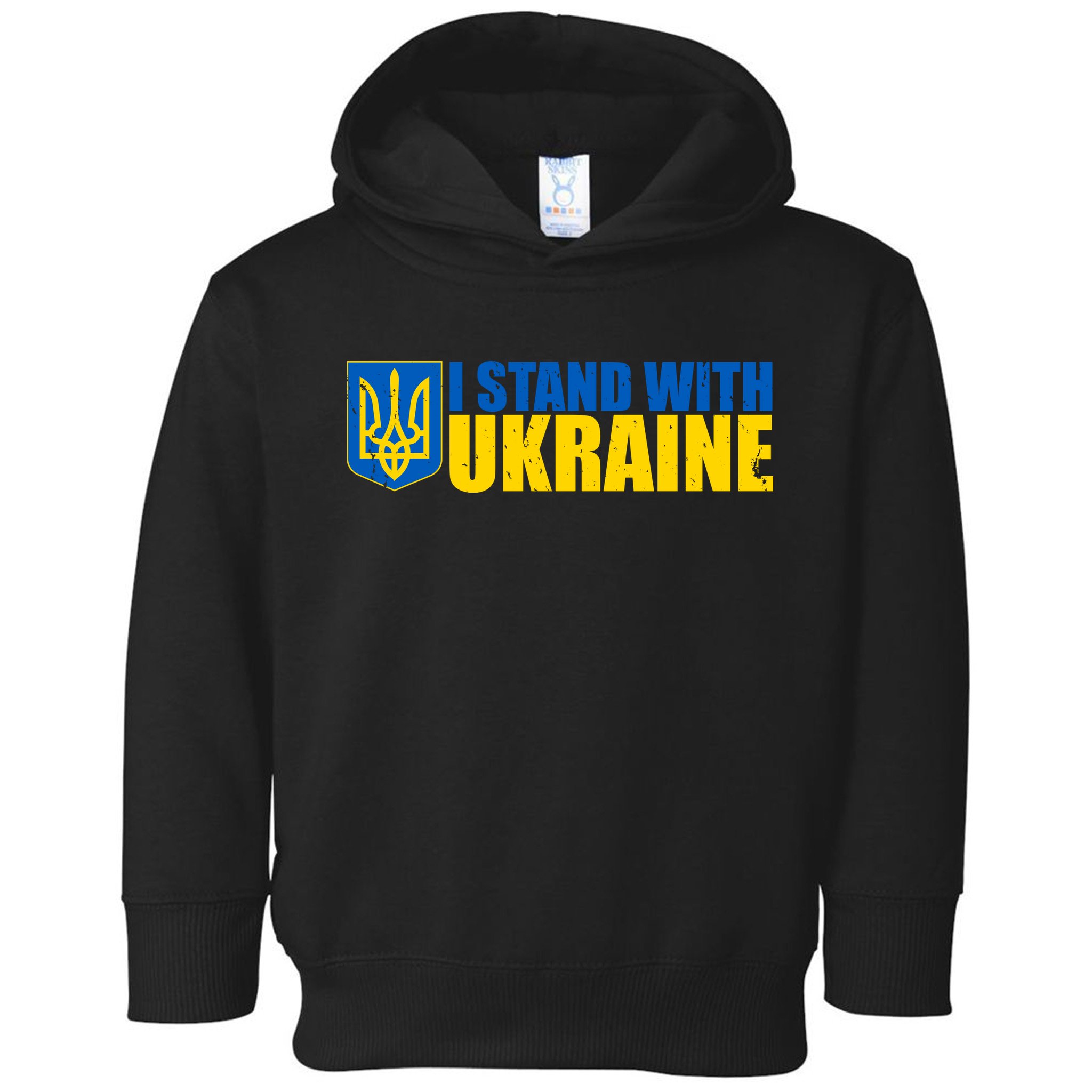 I Stand With Ukraine War Toddler Hoodie
