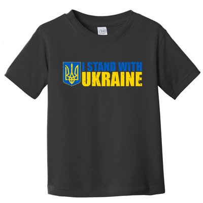 I Stand With Ukraine War Toddler T-Shirt