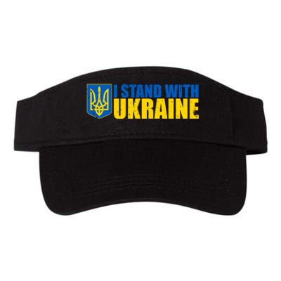 I Stand With Ukraine War Valucap Bio-Washed Visor