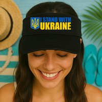 I Stand With Ukraine War Visor