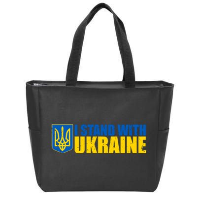 I Stand With Ukraine War Zip Tote Bag