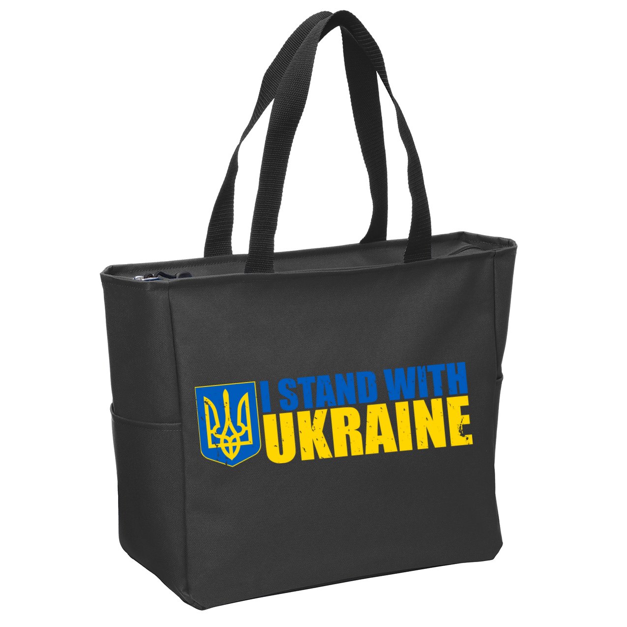 I Stand With Ukraine War Zip Tote Bag